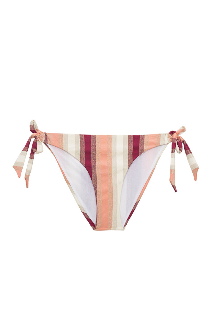 Pembe Bow Brazilian Bikini Altı - 3