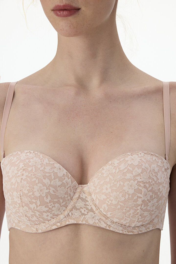 Pop-Up Lace Bra - 2