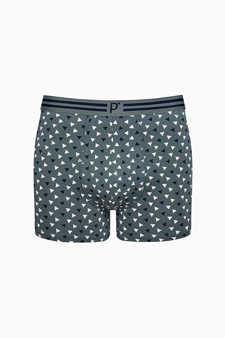 Erkek Navy Üçgen 3lü Boxer - 2