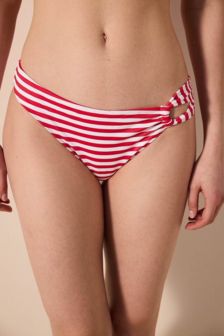 Finny Side Striped Bikini Bottom - 1