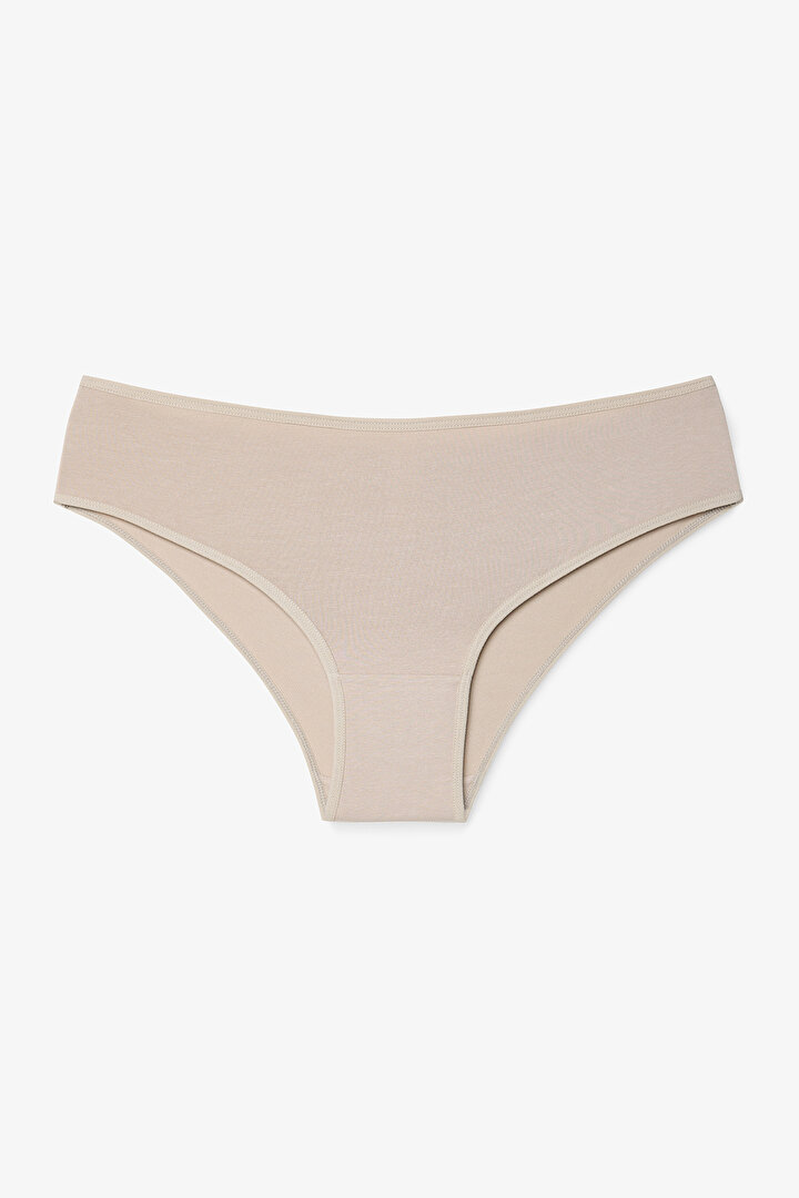 Oceanna 3in1 Leaf Patterned Cotton Low Waist Briefs - 2