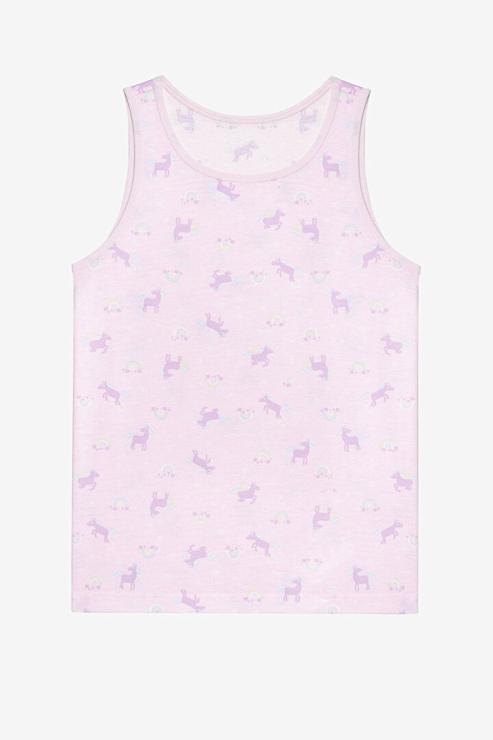 Girls Dreamer Unicorn 2in1 Multi Colour Vest - 2