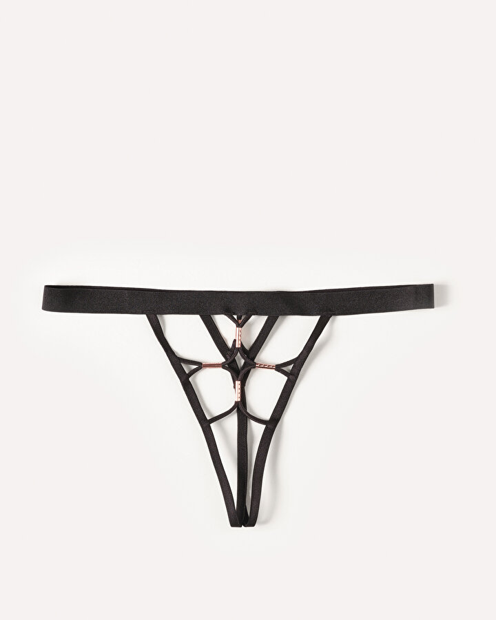 Siyah Rosalita String Külot - 1