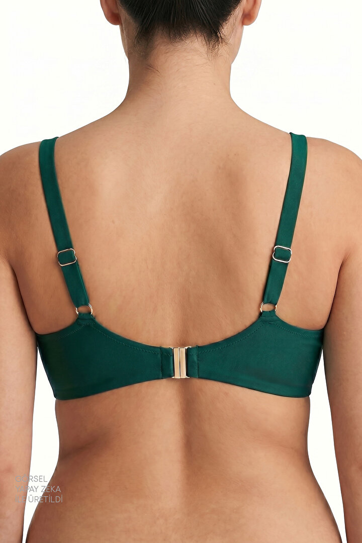 Green Plus Underwire Bikini Top - 2