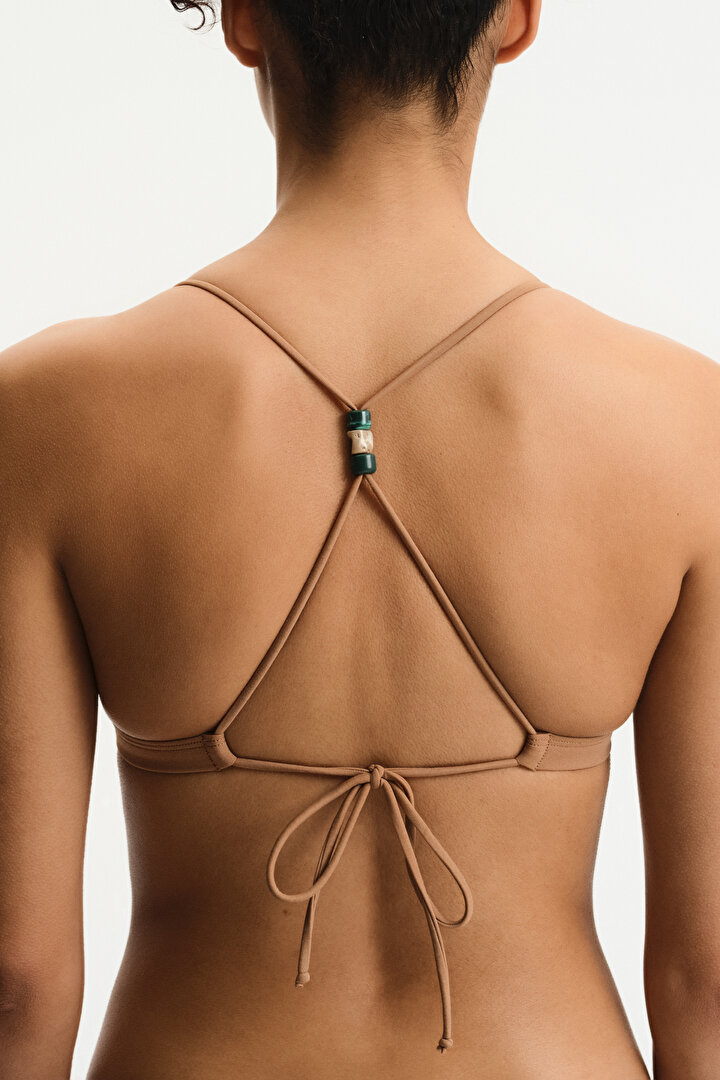 Light Brown Karla Bra Bikini Top - 2