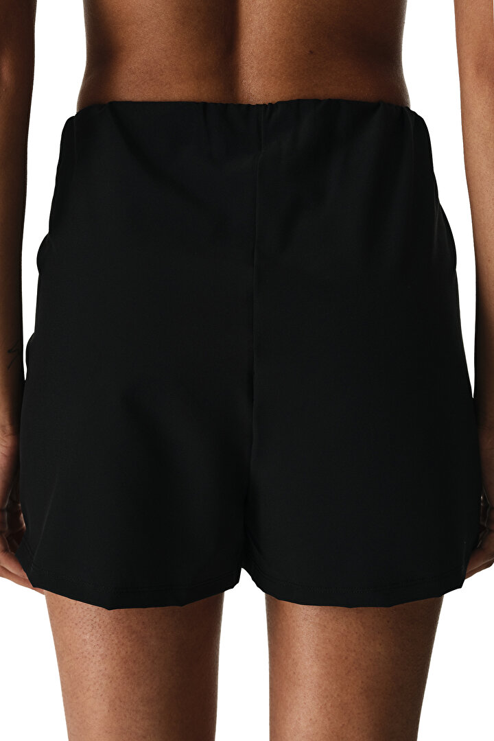 Siyah Skirt Deniz Şortu - 2