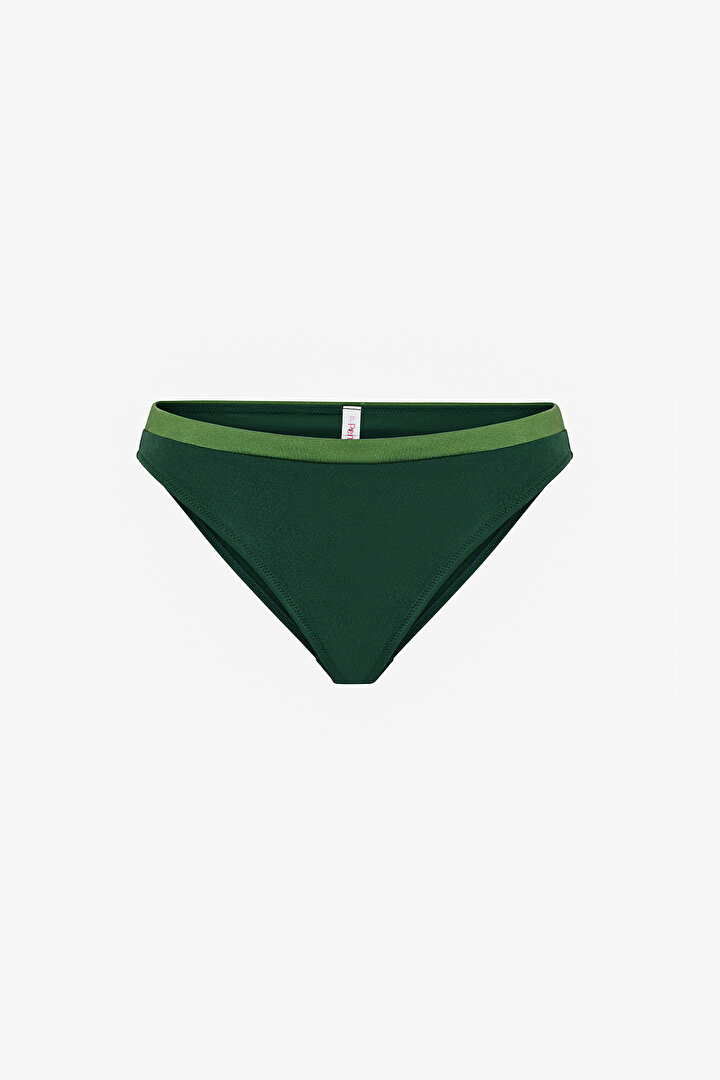 Koyu Yeşil Lola Slip  Bikini Altı - 1