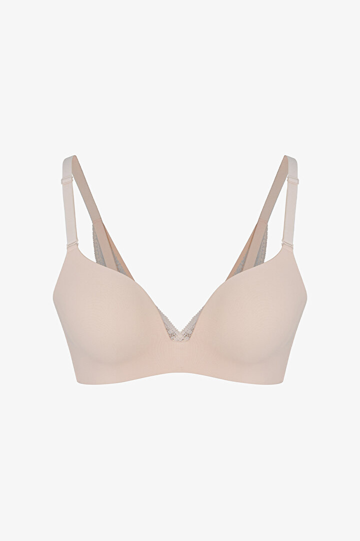 Krema Pembesi Eliza Push Up Destekli Sütyen - 1