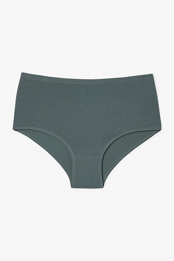 Karışık Renk Mellow Spirit  Yüksek Bel Pamuklu 3'lü Slip Külot - 2