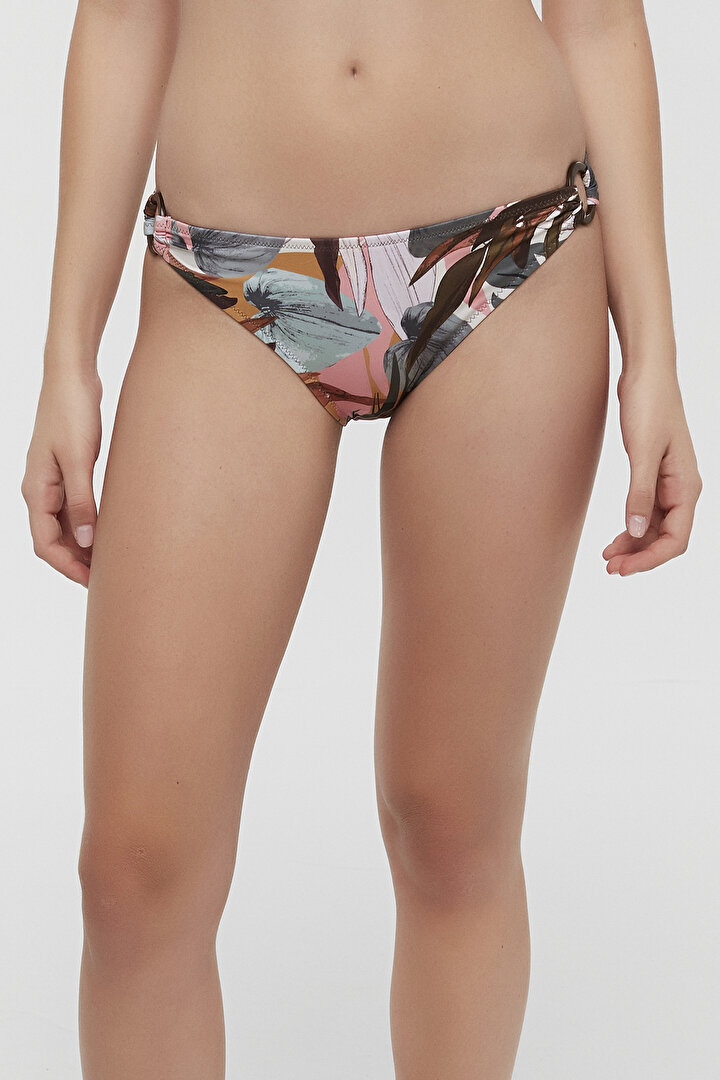 Çok Renkli Tropic Side Bikini Altı - 1