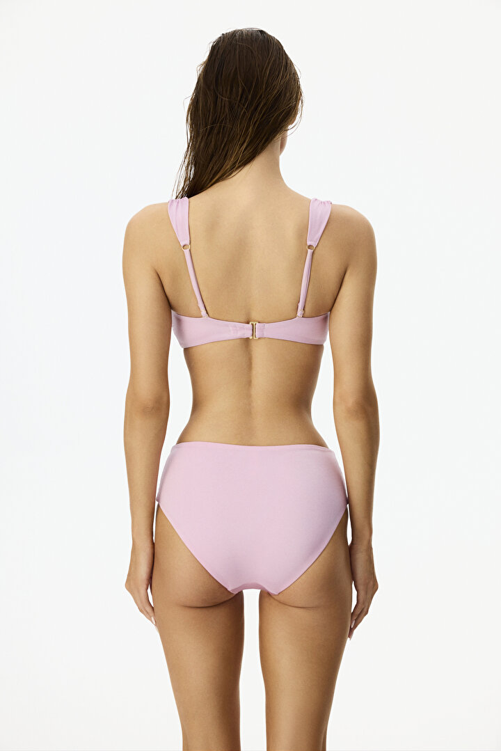 Sarı Samanta Shirred Cover Bikini Altı - 2