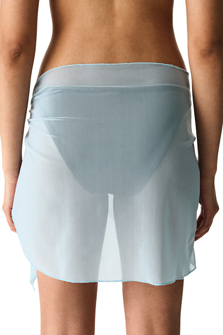 Pastel Mavi Jolie Mesh Pareo - 2