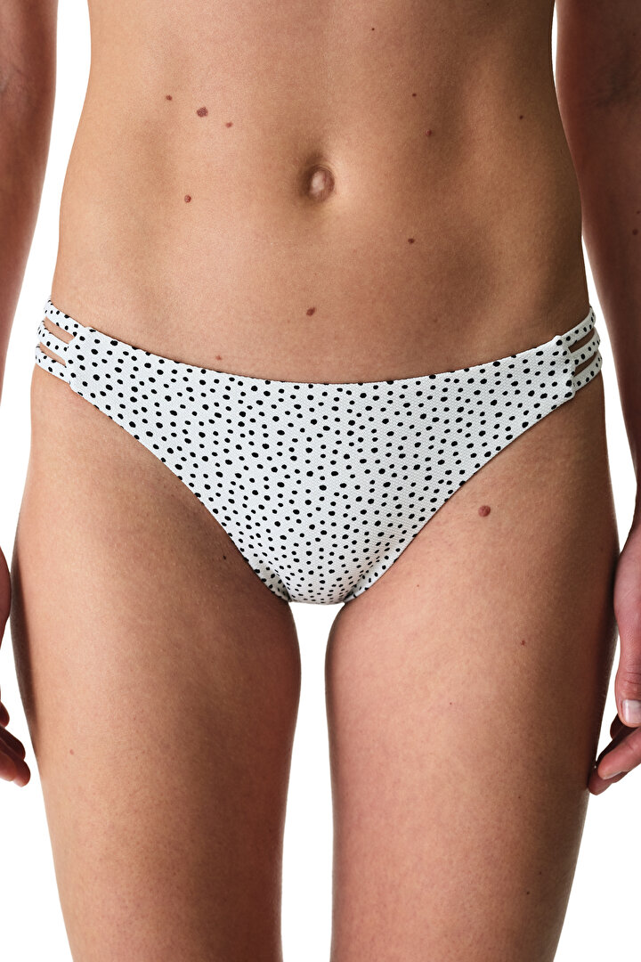 Multicolor Point Chic Bikini Bottom - 1