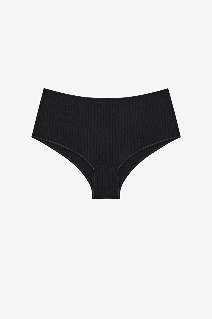 Modal Ribbed 2li Çok Renkli Şort - 3