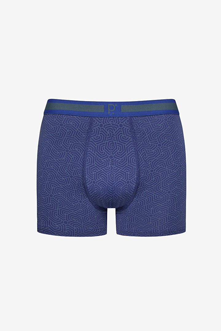 Man Geometric 3in1 Multi Colour Boxer - 3