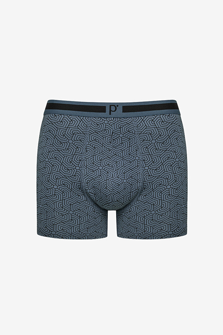 Man Geometric 3in1 Multi Colour Boxer - 4
