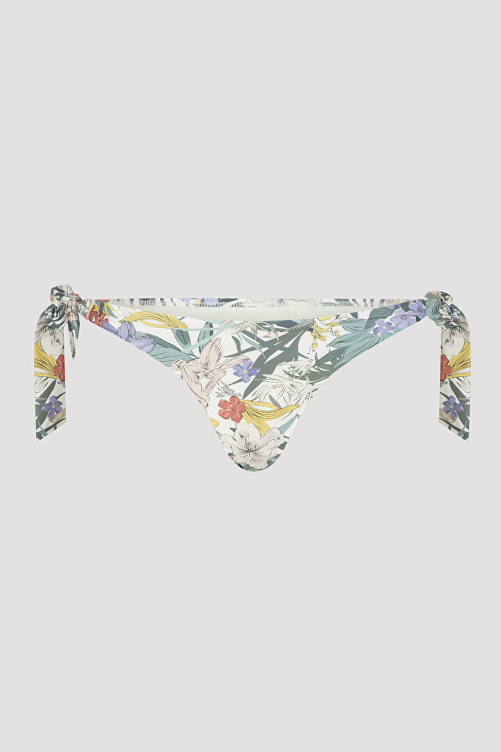 Çok Renkli Dream Garden Brazilian Bikini Altı - 1