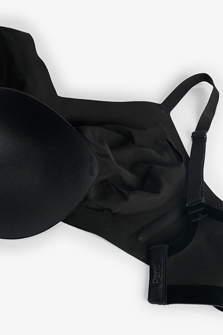 Black Invisible Form Bra - 2