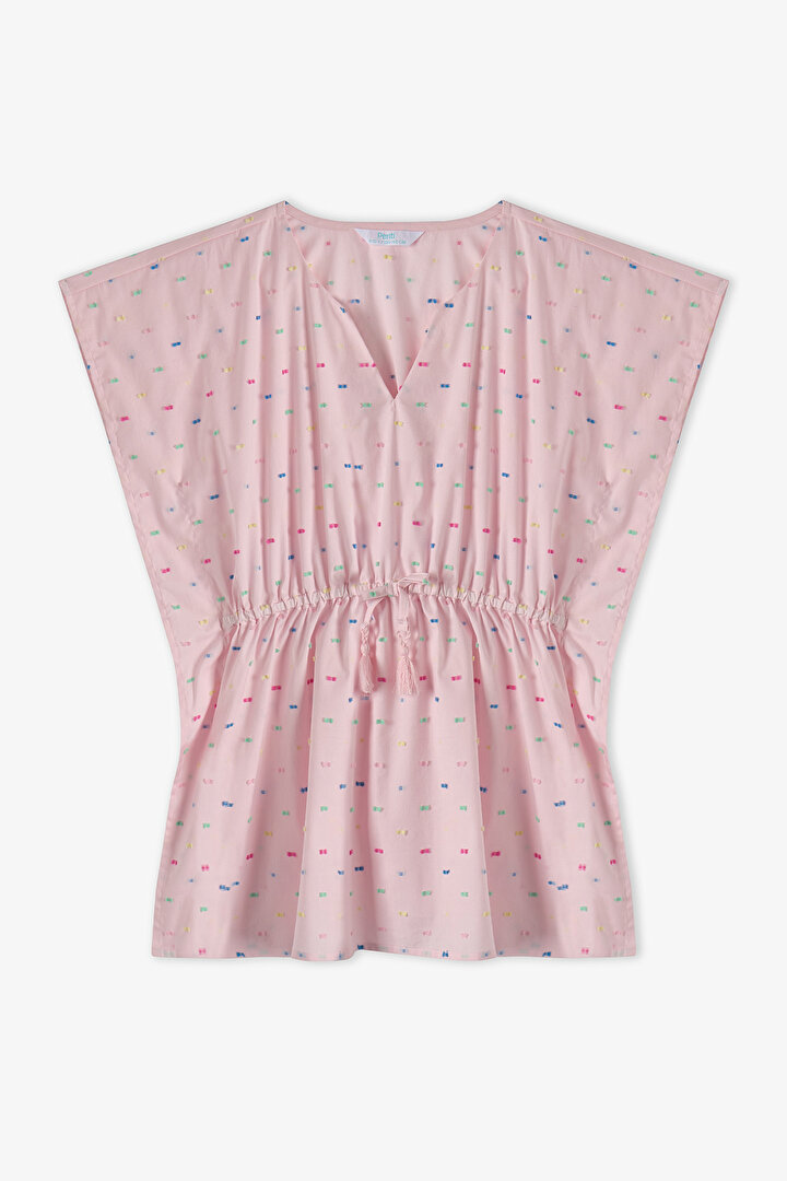 Pembe Kız Çocuk Nope Kaftan - 1