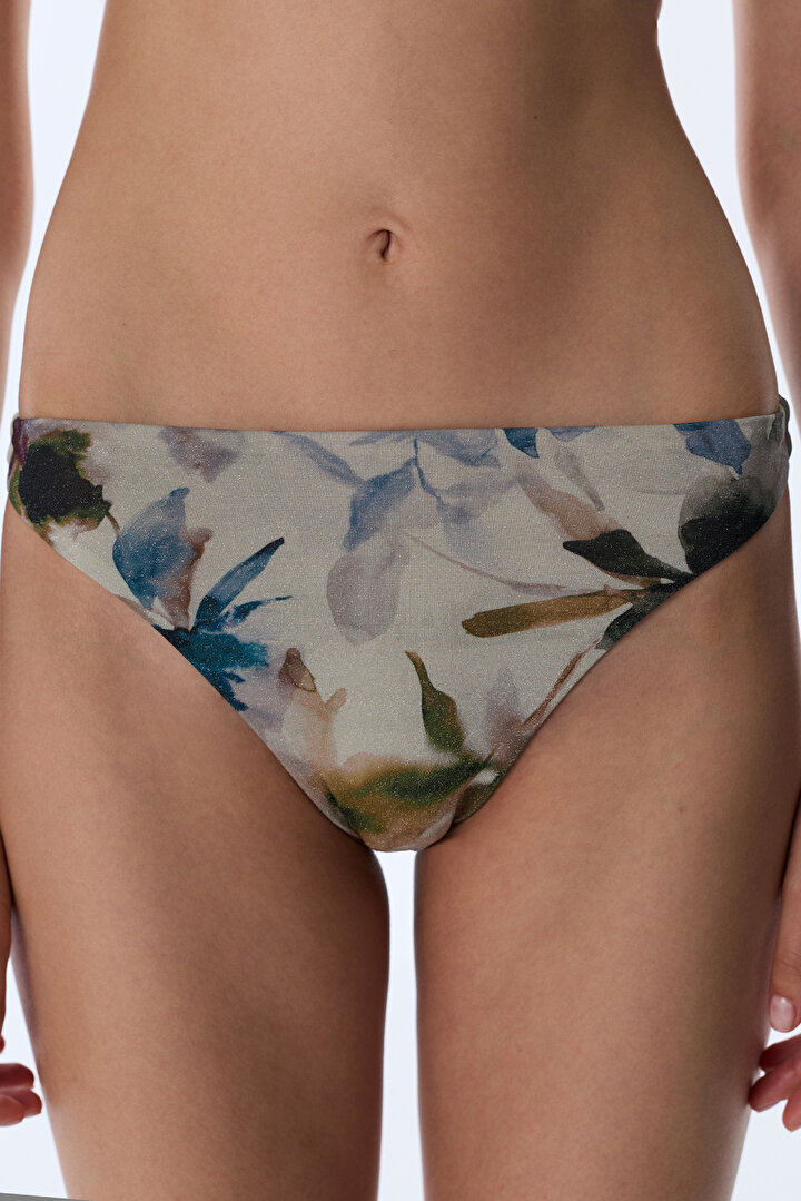 Renkli Zoe Minimal Slip  Bikini Altı - 1