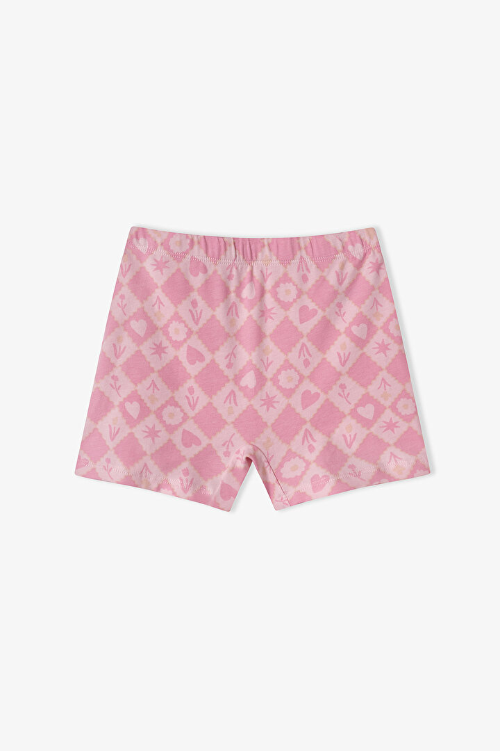 Girls' Princess Print Star Patterned 3-Pack Boxers - 2