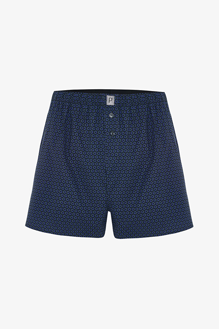 Buttoned 2li Çok Renkli Boxer Külot - 2