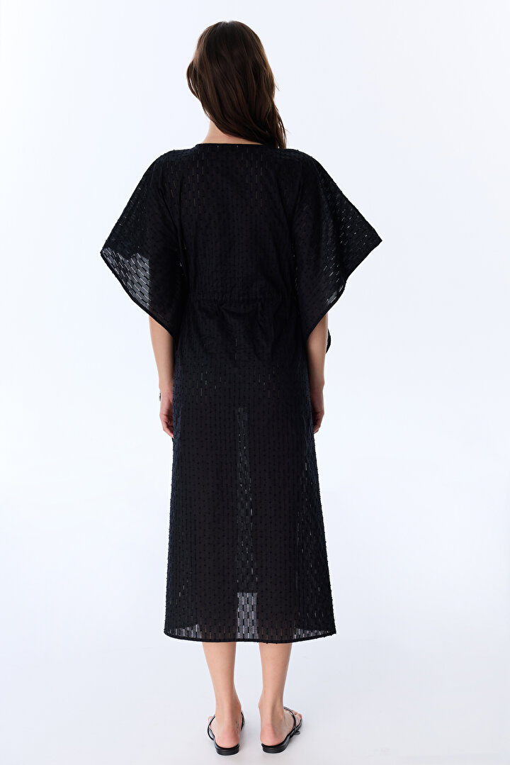 Siyah Mei Kimono - 2
