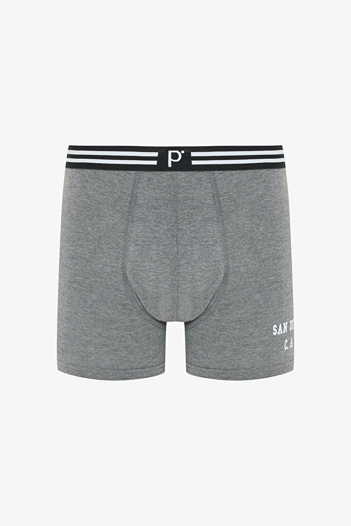 City 3lü Çok Renkli Boxer Külot - 2