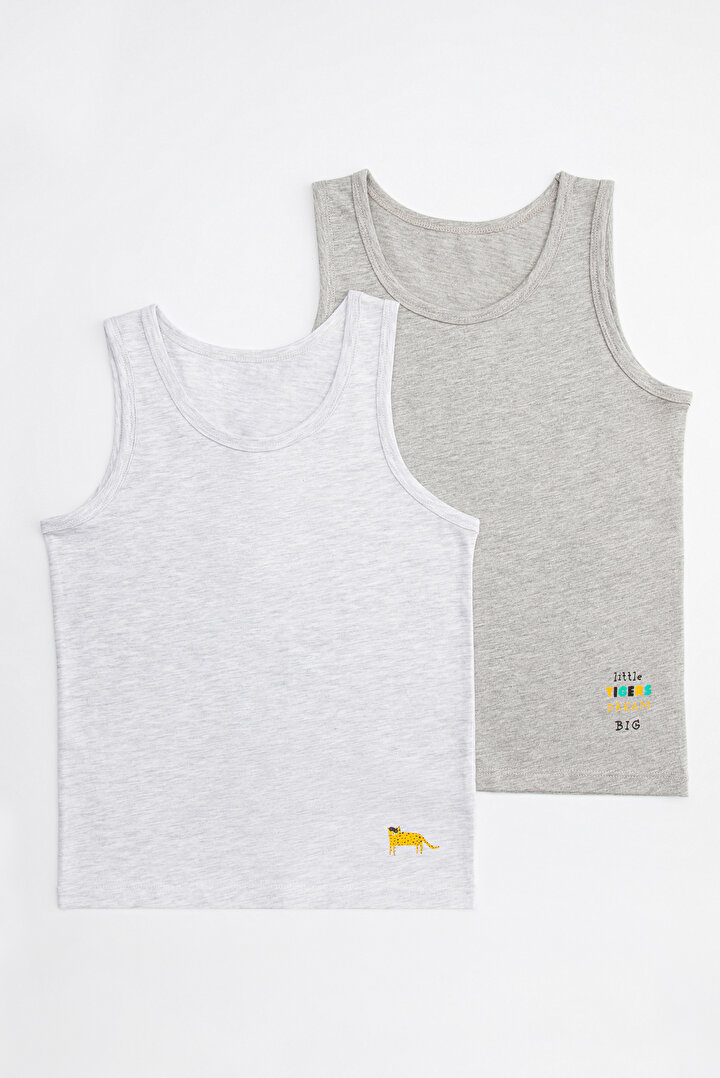 Erkek Çocuk Tiger 2Li Atlet - 1