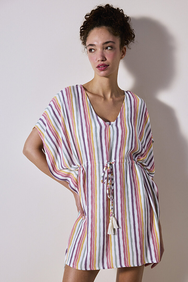 Kofi Stripe Caftan - 1