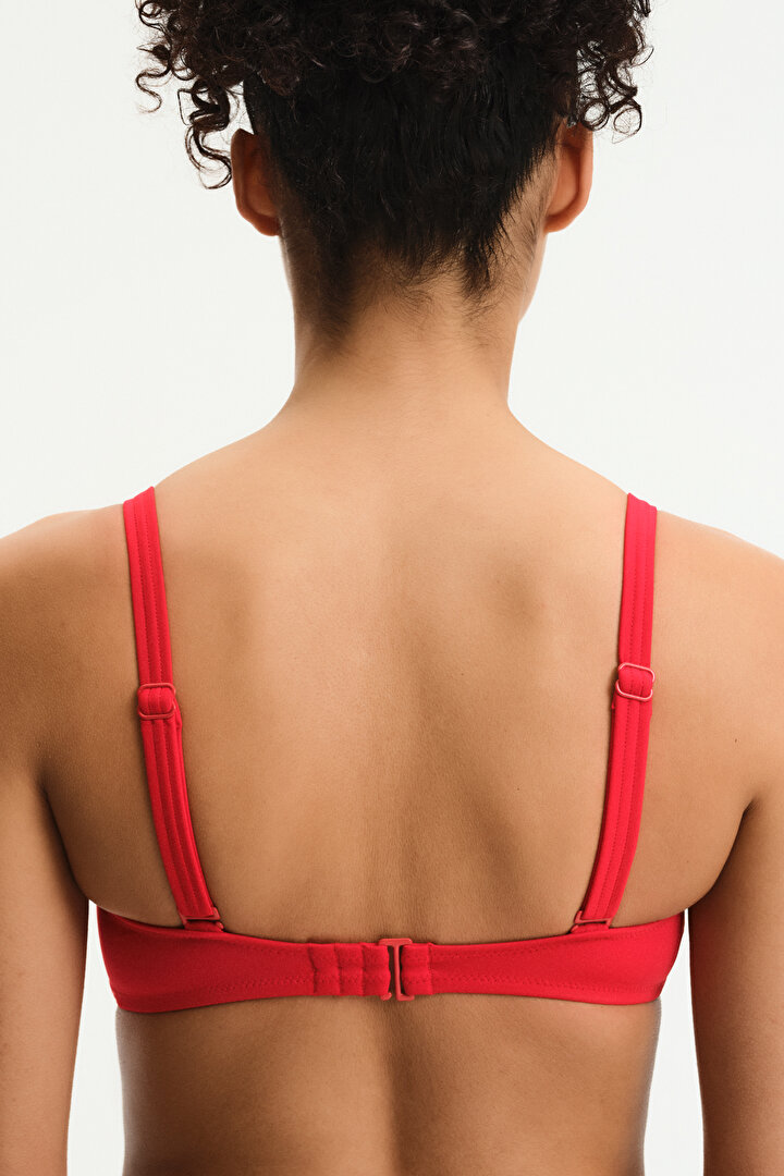 Kırmızı Beauty Toparlayıcı Bikini Üstü - 2