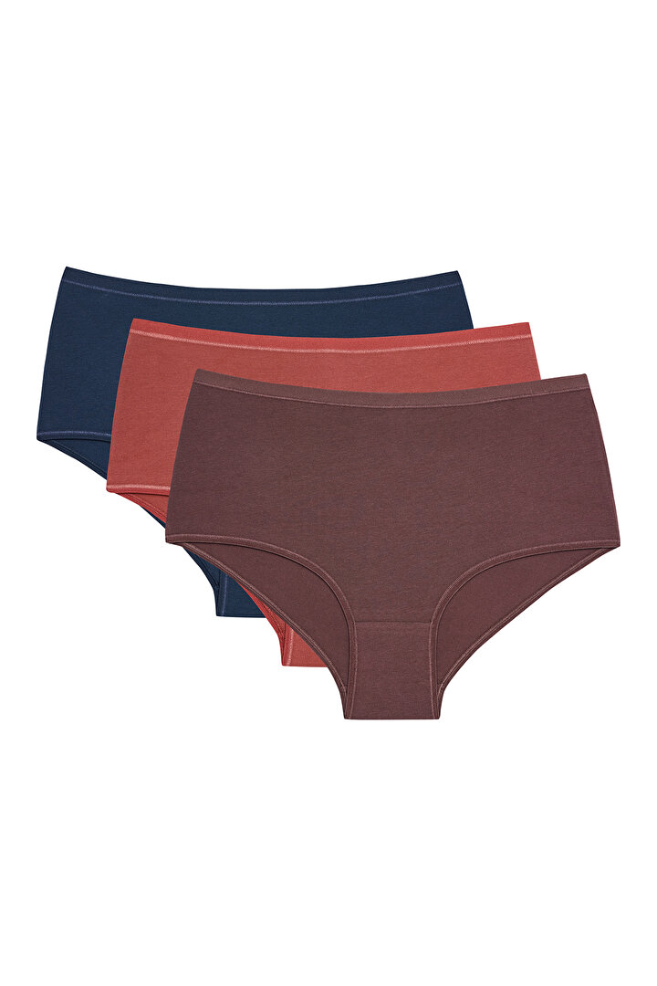 Terra Çok Renkli 3'lü Highwaist Slip - 1