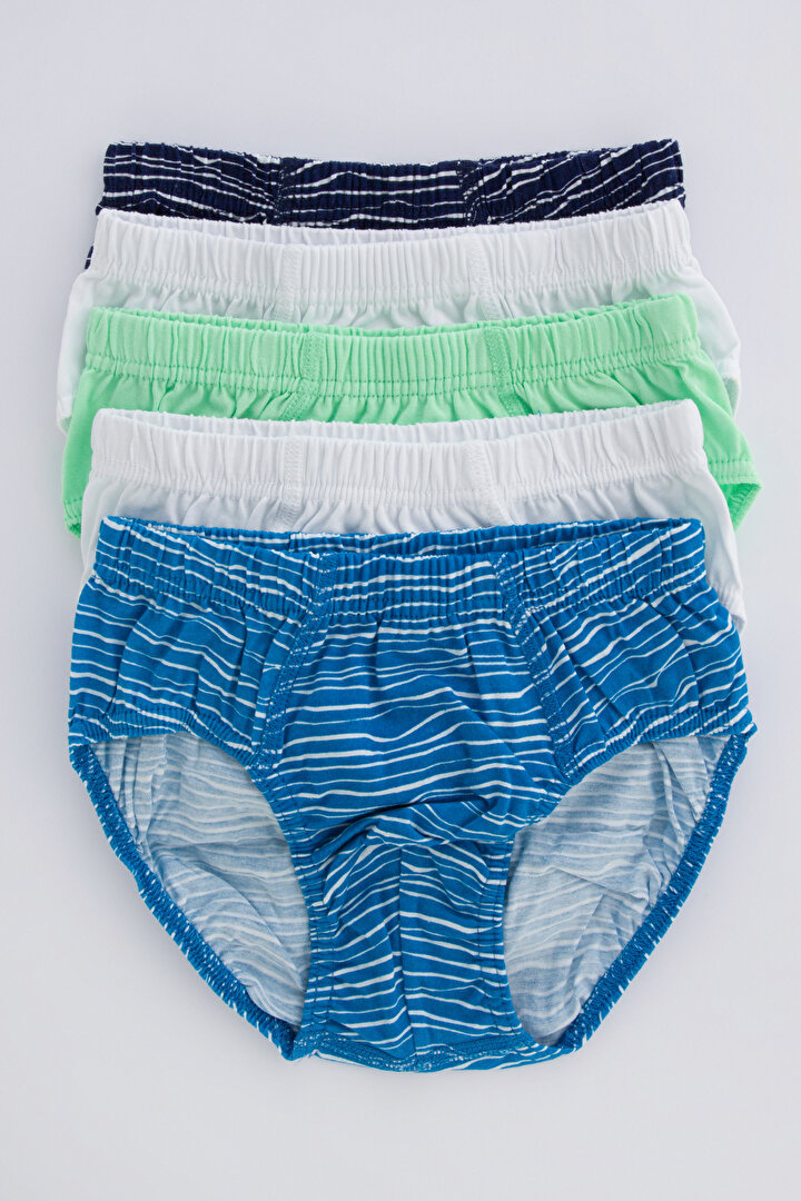 Erkek Çocuk Ocean 5Li Slip Külot - 2