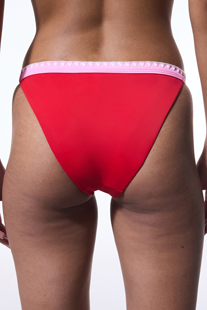 Kırmızı Marbella Super Düşük Bel Bikini Altı - 2