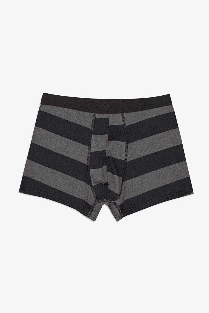 3in1 Black Stripe Multi Colour Boxer - 2