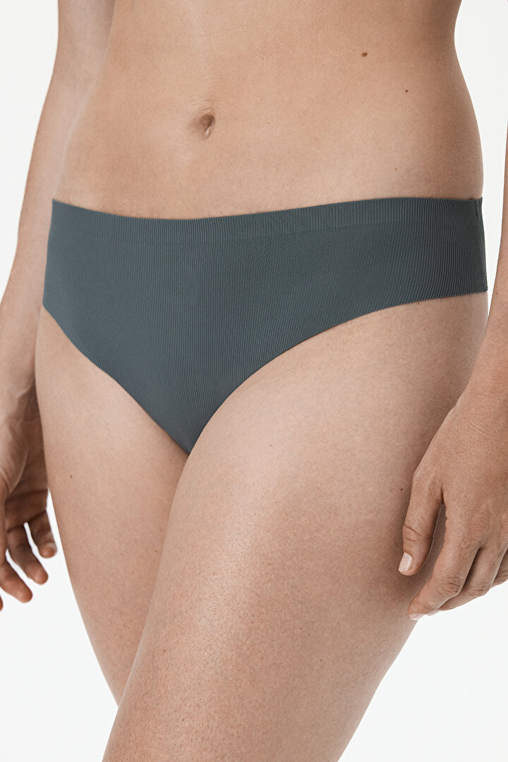 Gri Fit Brazilian Külot - 1