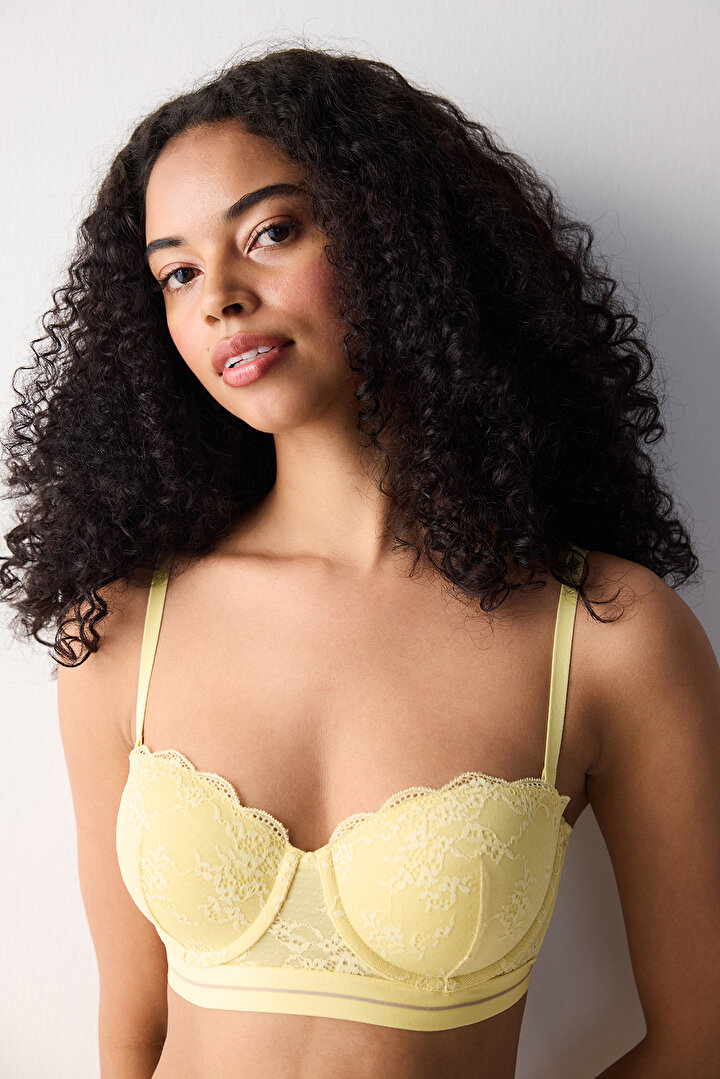 Bloom Lace Yellow Bra - 2