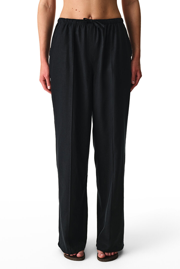 Siyah Alice Pantolon - 1