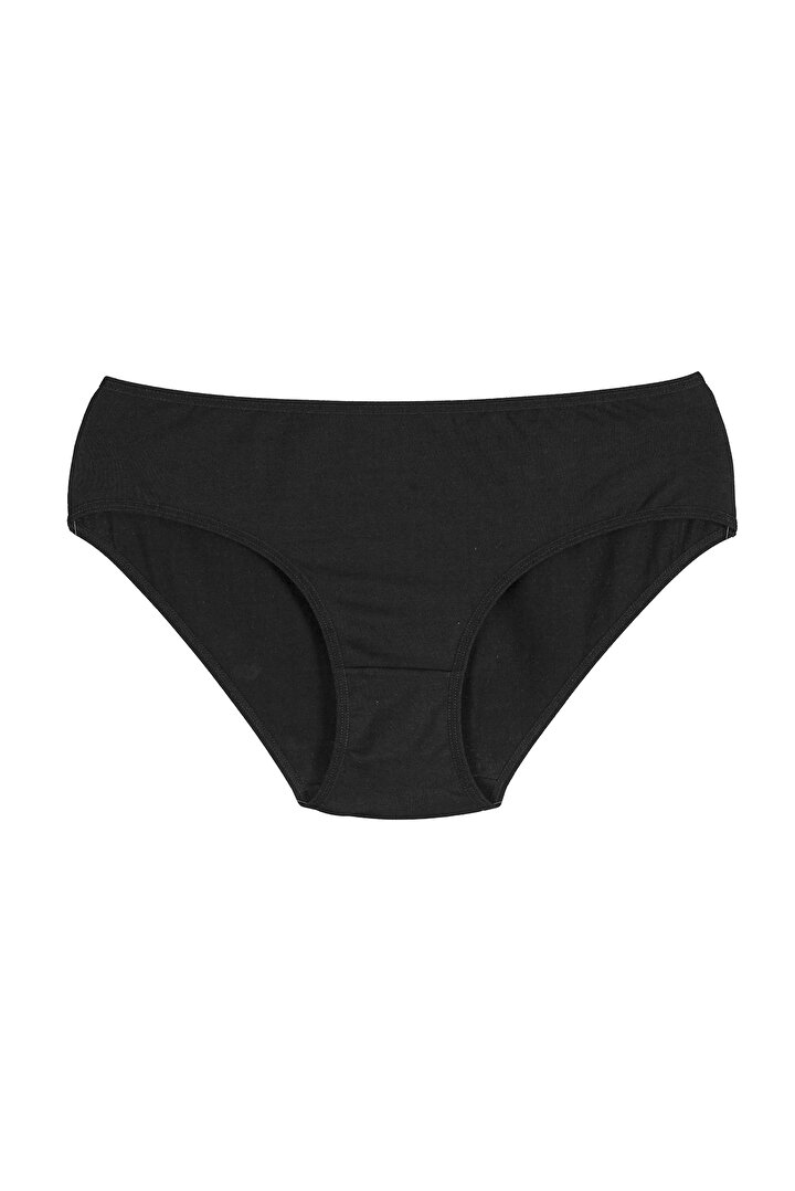 Siyah Beyaz Ten Kapamalı Slip Paket 3'lü Külot - 2
