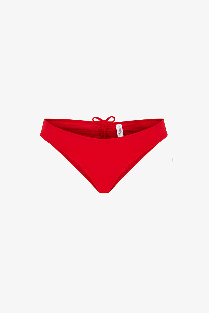 Kırmızı Cheeky Düşük Bel Bikini Altı - 1
