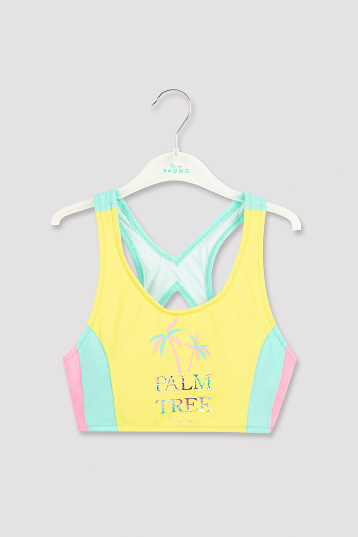Kız Çocuk Palm Halter Bikini Takımı - 2