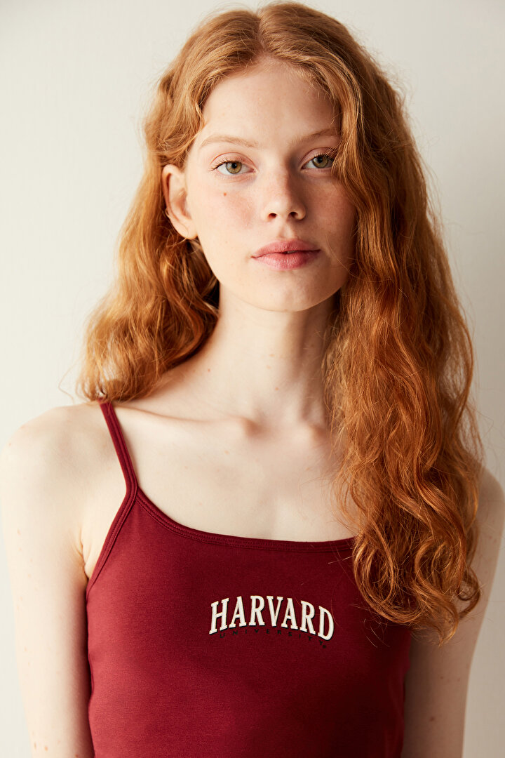 Harvard Removable Padded Crop Athlete - Unique Collection - 2