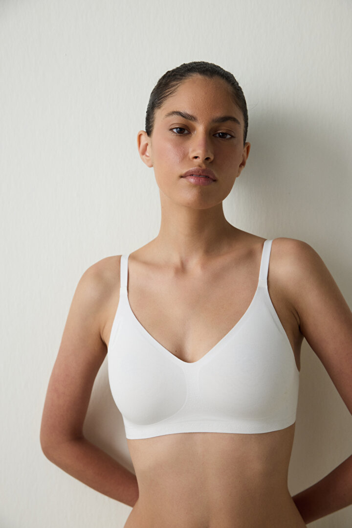 24 Hours Off White Bra - 1