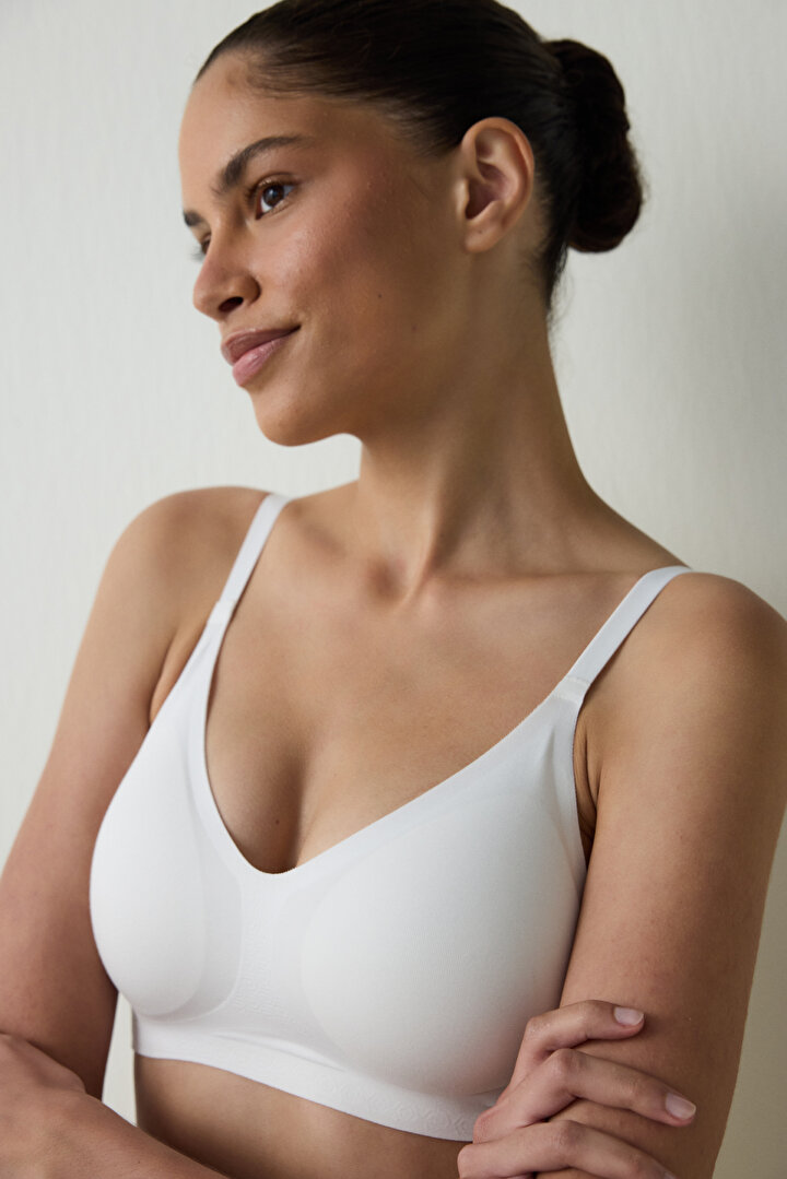 24 Hours Off White Bra - 2