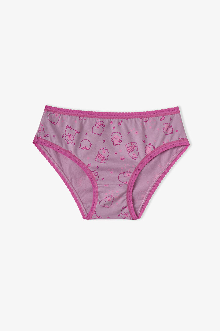 Girls' Cute Party Animal Patterned 5-Pack Slip - 2