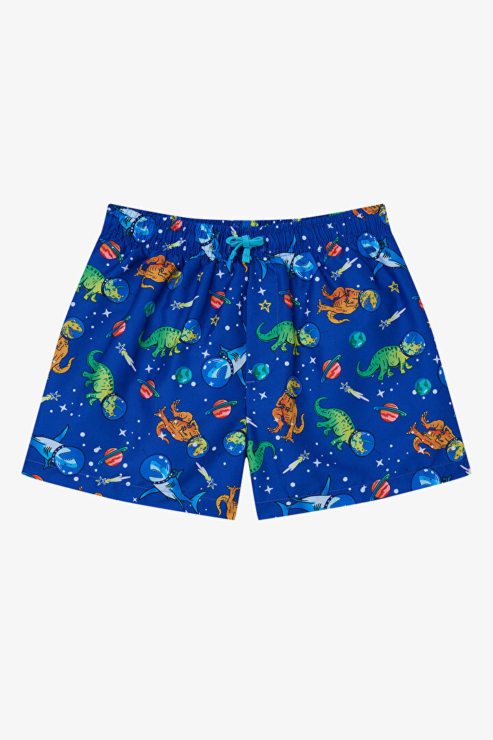 Boys Space Fun Multi Colour Short - 1