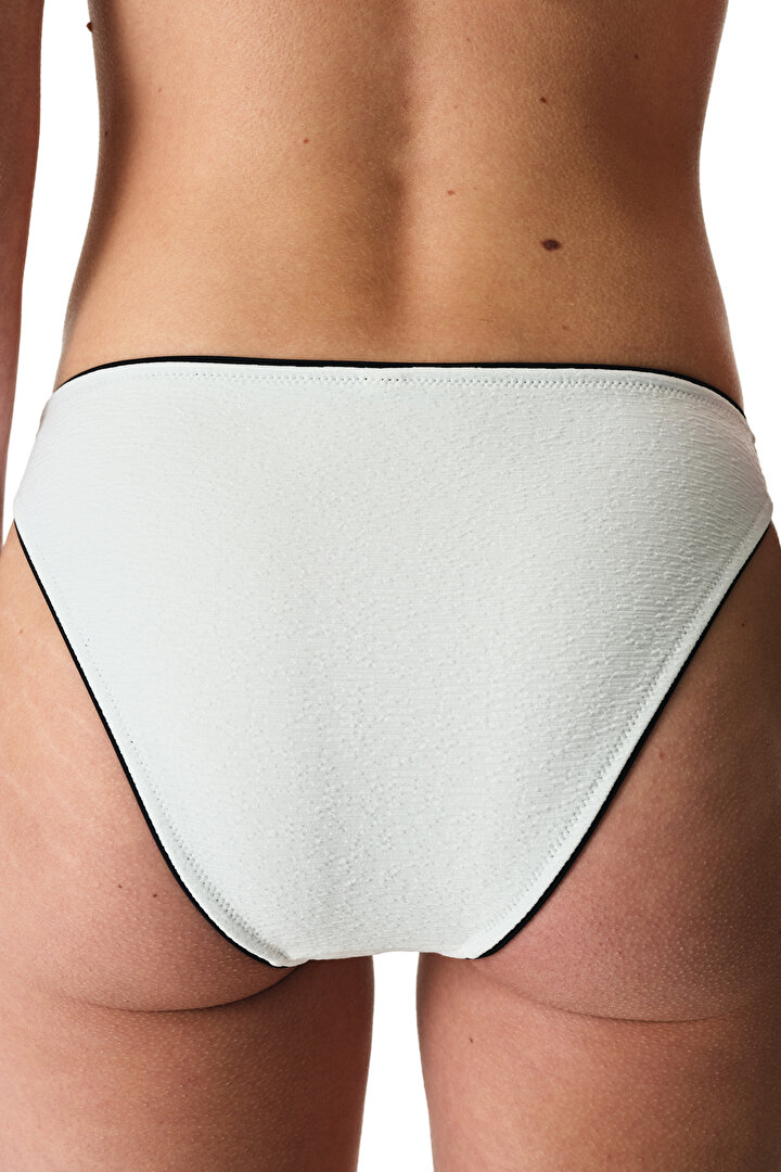 Ecru Nadia Slip Bikini Bottom - 2