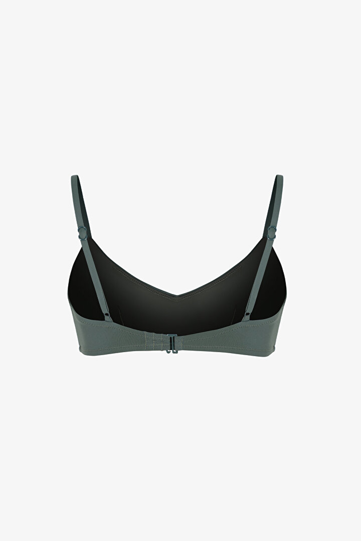Yeşil Front V Bikini Üstü - 2