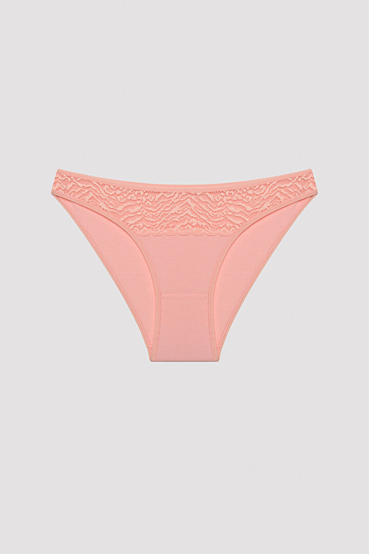 Coral Vibes Lacy Detailed 3in1 Slip - 2