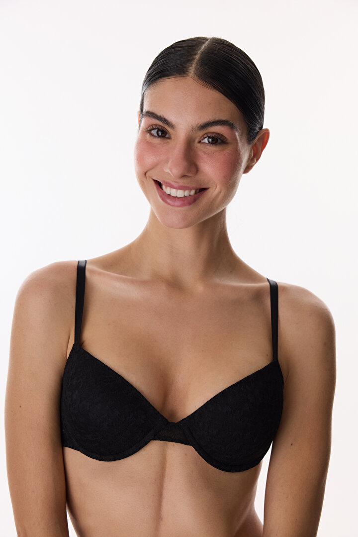 Black Daylift Lace Bra - 2